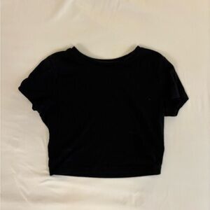 Wild Fable Black Cropped Tee